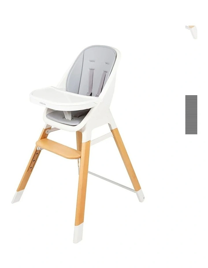 Qube High Chair in Natural image 2