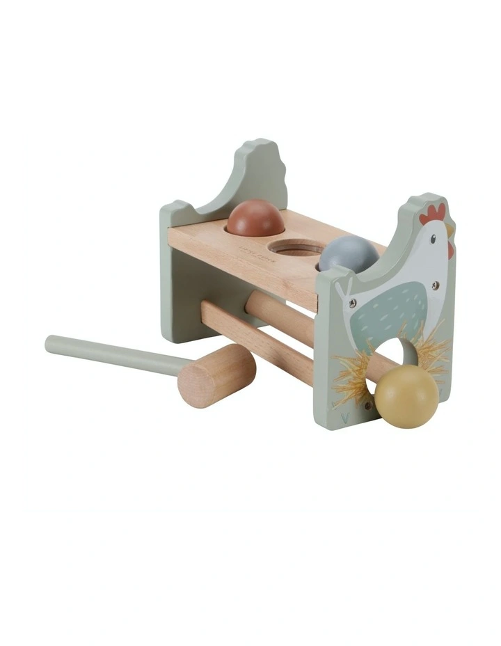 Little Farm Pounding Bench with Rolling Balls Toy image 5