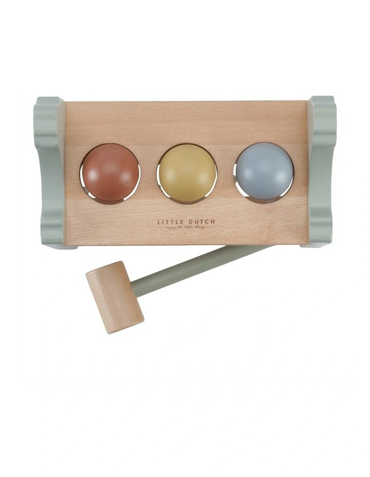 Little Farm Pounding Bench with Rolling Balls Toy image 6