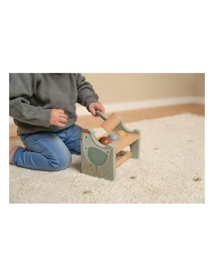 Little Farm Pounding Bench with Rolling Balls Toy image 7