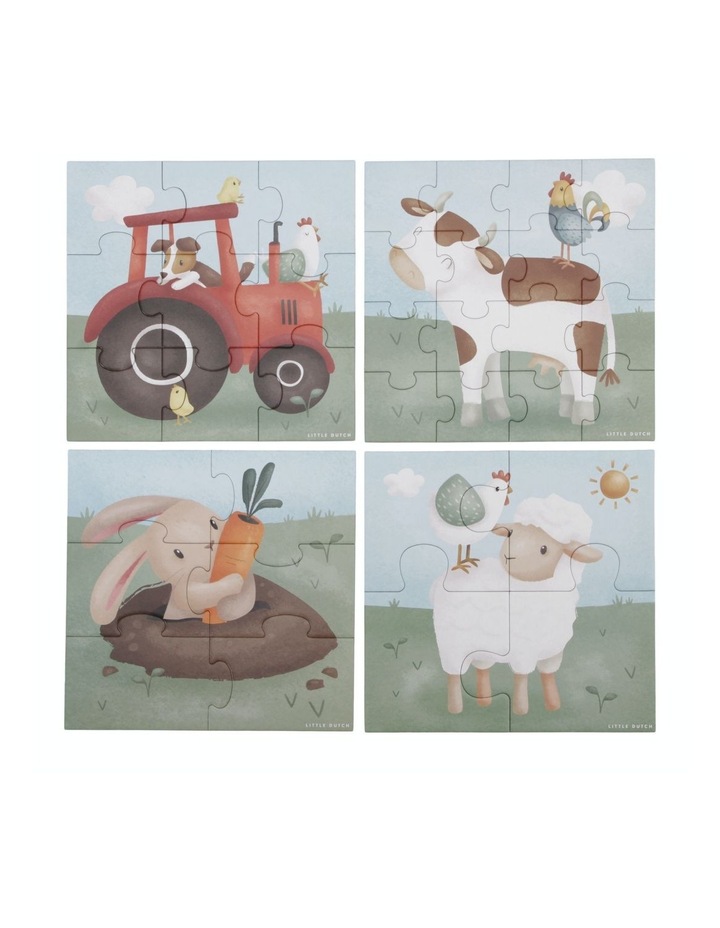 Little Farm 4 in 1 Puzzles Assorted