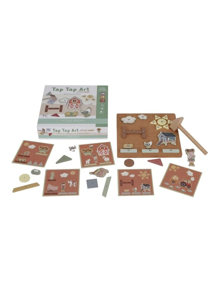 Little Farm Tap Art Set in Multi image 3