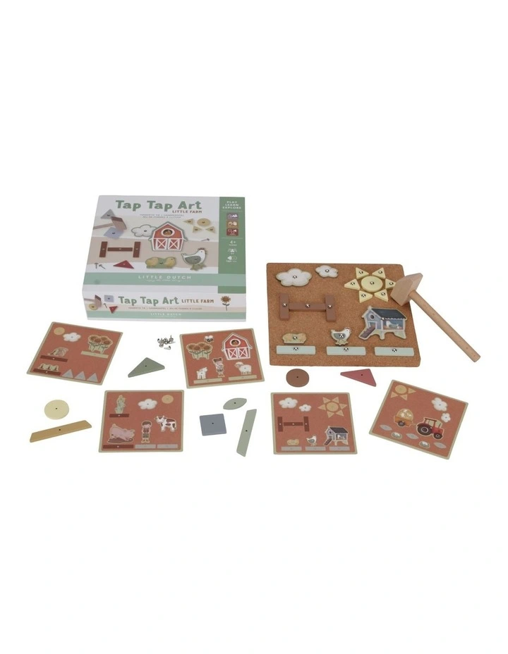 Little Farm Tap Art Set in Multi image 4