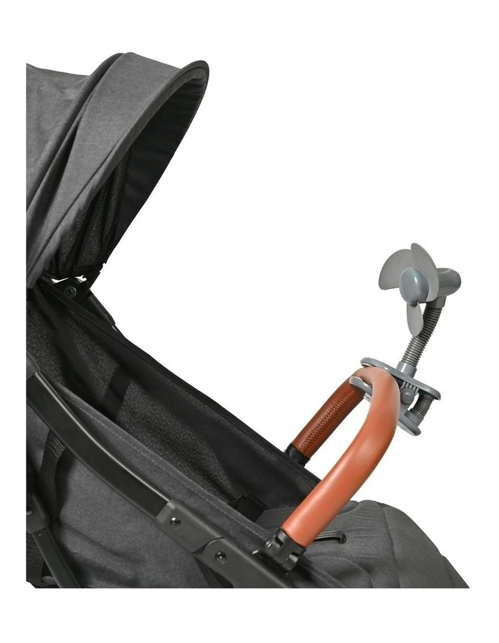 Stroller Fan in Grey image 2