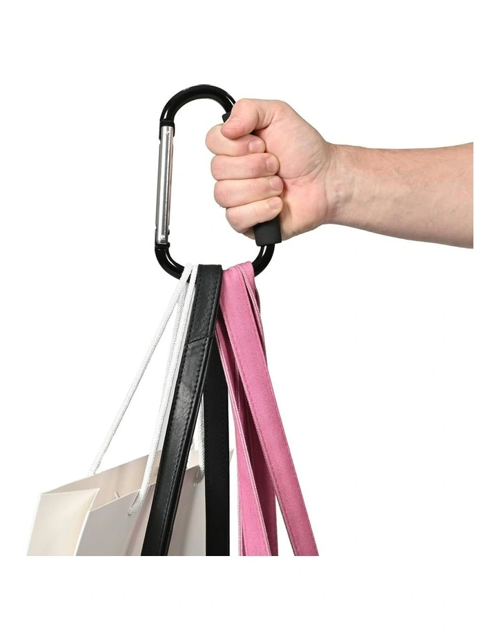 Stroller Hooks in Black image 5