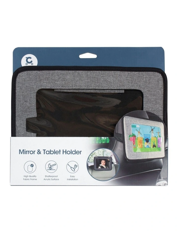 Mirror & Tablet Holder in Black image 5