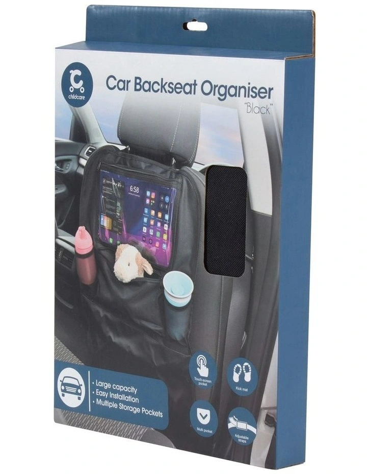 Childcare Car Backseat Organizer in Black image 3