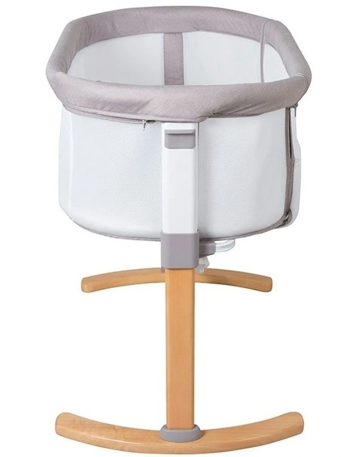 Osmo Breathable Bedside Sleeper Bassinet in White image 2