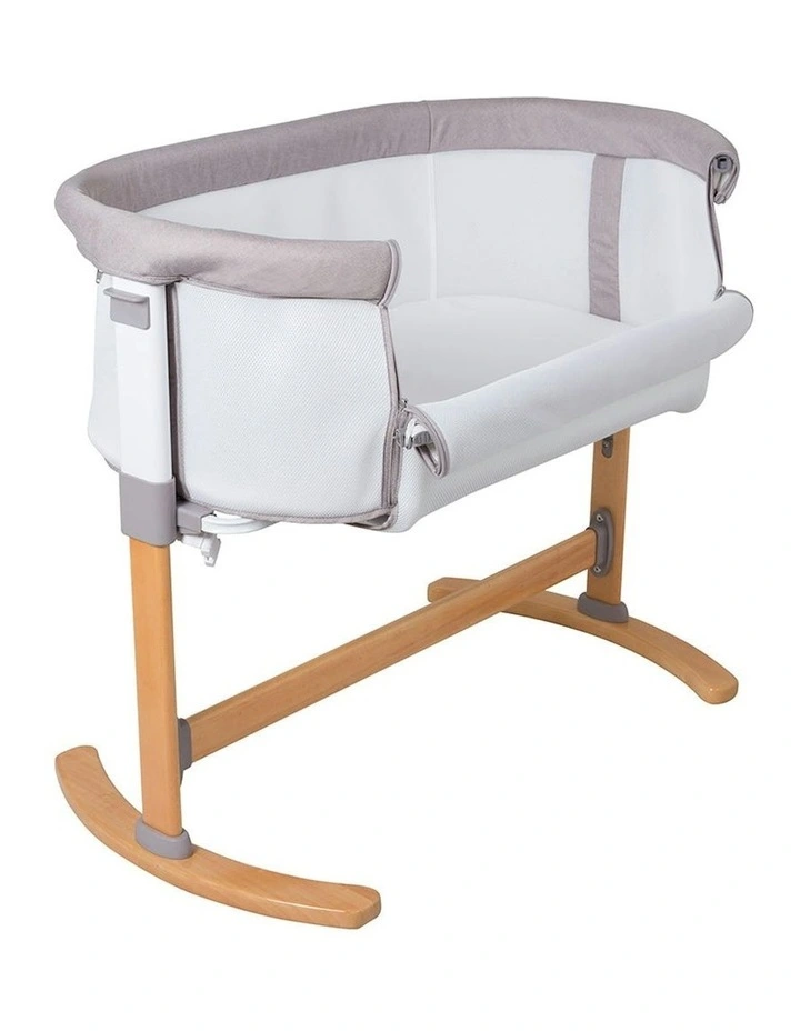 Osmo Breathable Bedside Sleeper Bassinet in White image 5