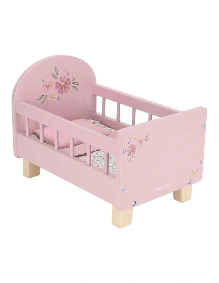 Roleplay Wooden Doll Bed image 3