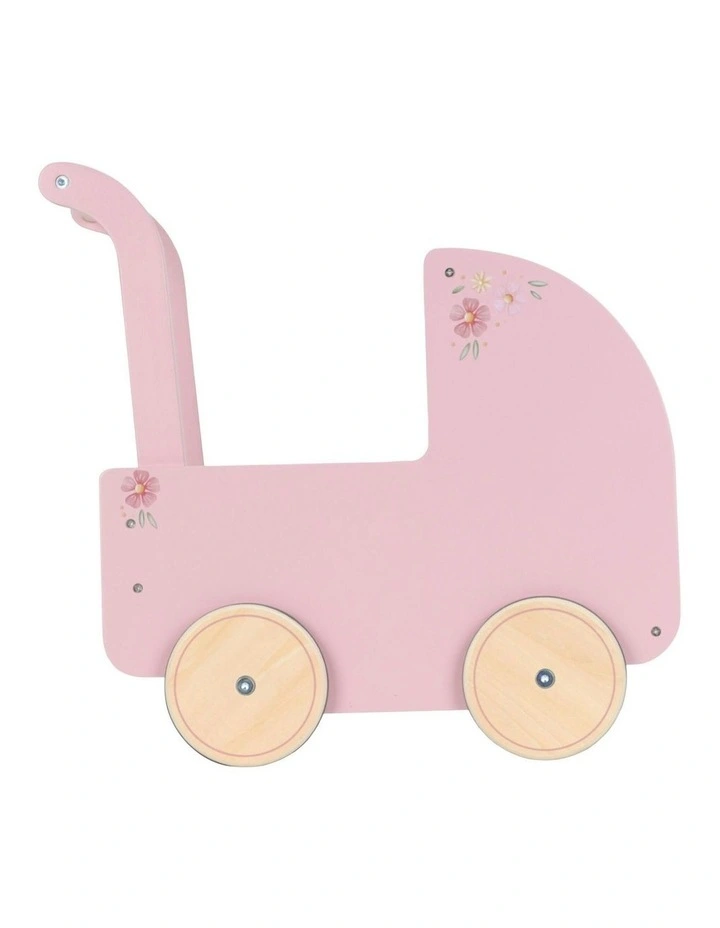 Roleplay Wooden Doll Pram image 6