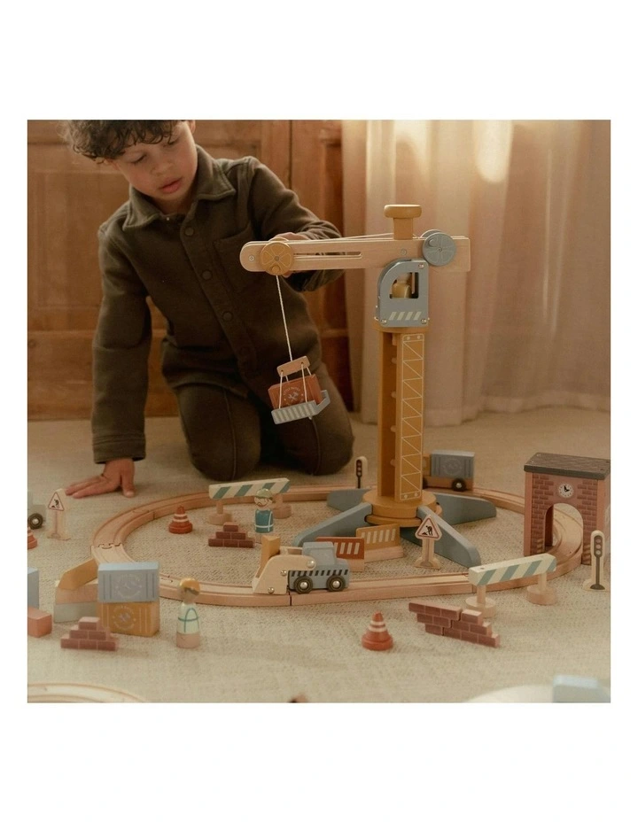 Rollplay Crane Set Train Track image 2