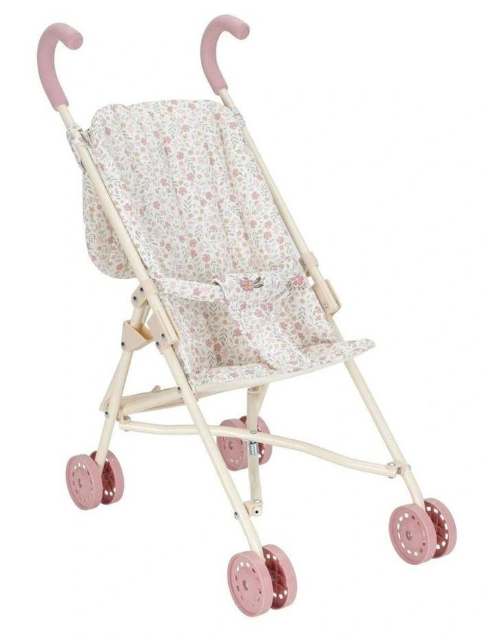 Rollplay Doll Stroller Metal in Floral image 1