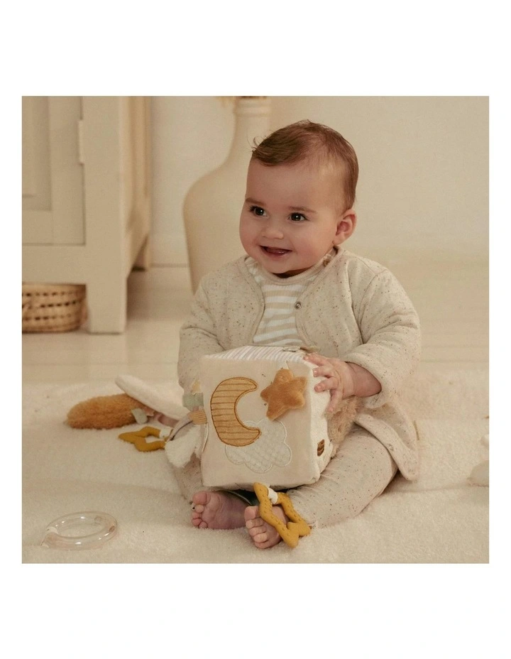 Newborn Naturals Soft Goose Activity Cube image 2