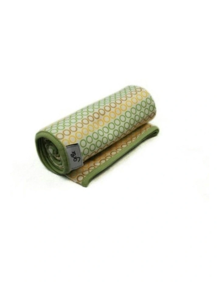 Ovals Nature Single Stretch Swaddling Wraps in Green image 2