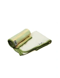 Ovals Nature Double Stretch Swaddling Wraps in Green