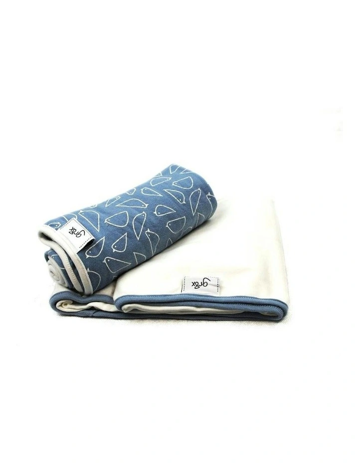 Great Expectations Birds Attraction Double Stretch Swaddling Wraps in Grey image 6