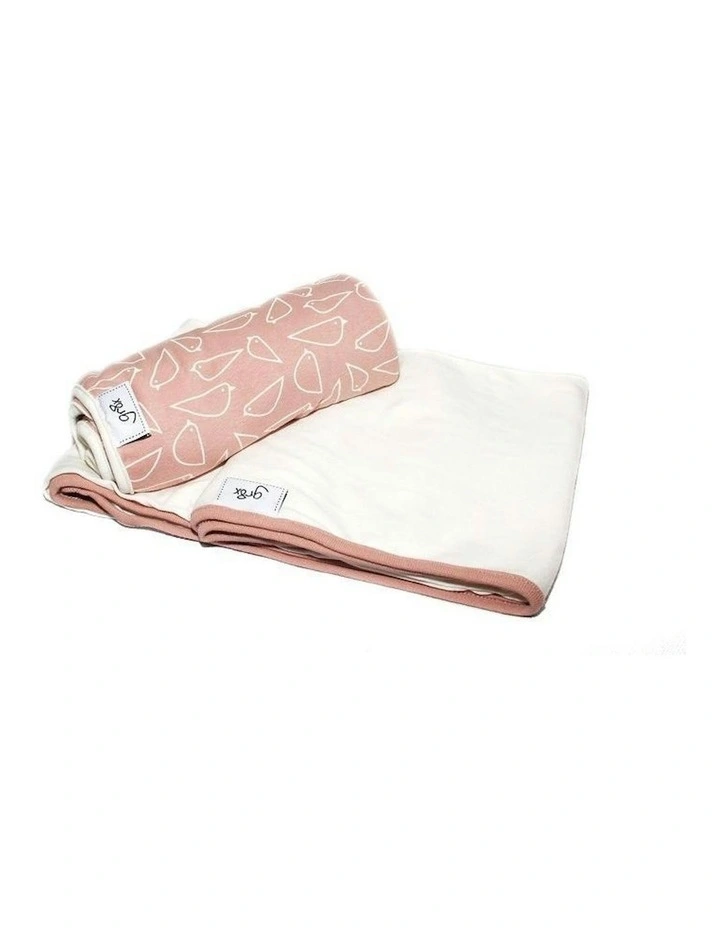 Great Expectations Birds Attraction Double Stretch Swaddling Wraps in Grey image 7