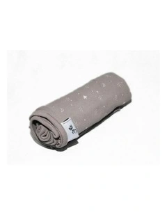 Great Expectations Stars and Moon Single Stretch Swaddling Wraps in Grey