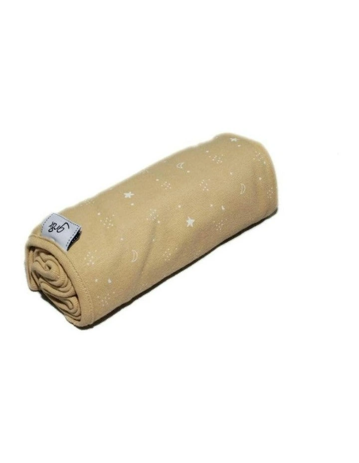 Great Expectations Stars and Moon Single Stretch Swaddling Wraps in Gold image 3