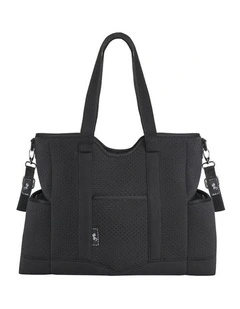 Great Expectations Lulu Neoprene Tote Nappy Bag in Black