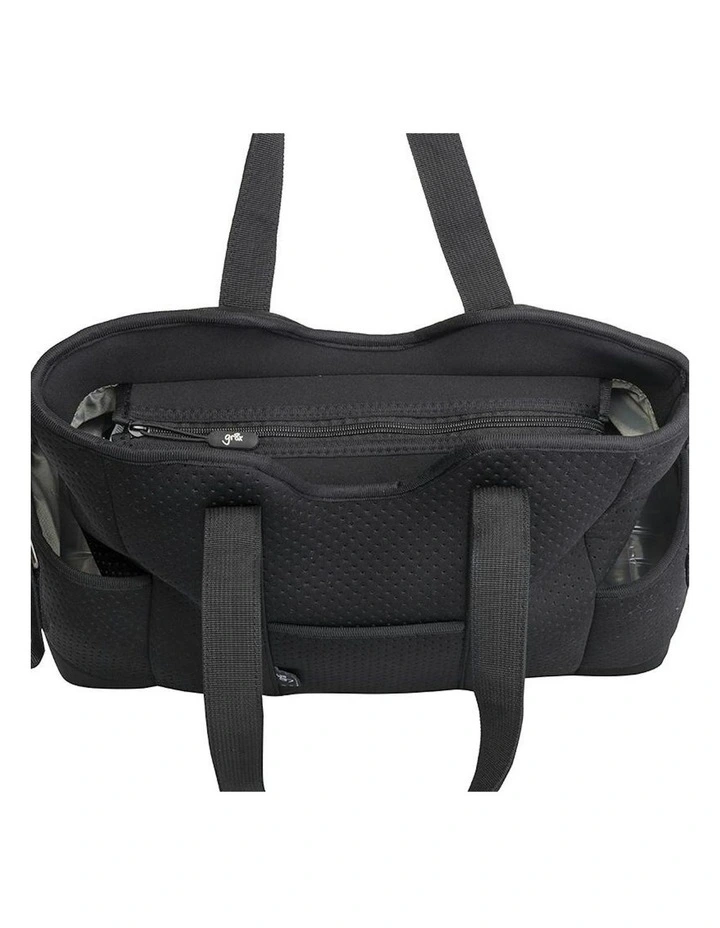 Great Expectations Lulu Neoprene Tote Nappy Bag in Black image 5