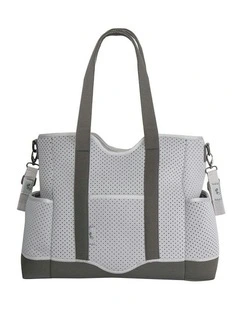 Great Expectations Lulu Neoprene Tote Nappy Bag in Grey