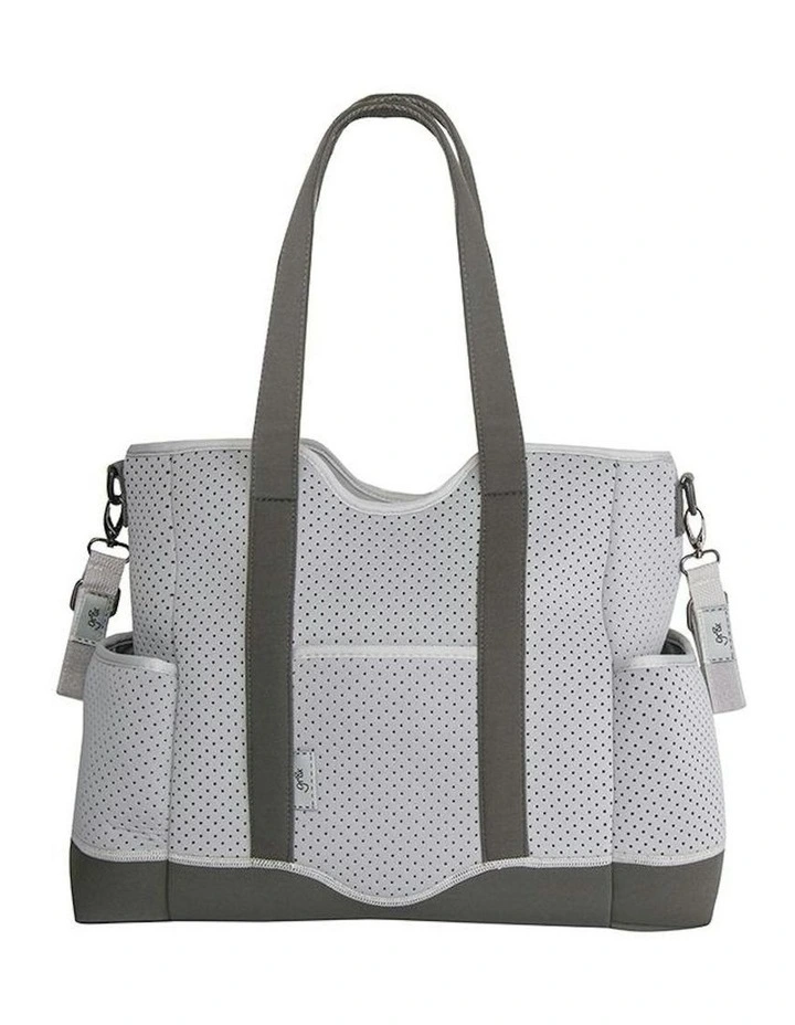 Great Expectations Lulu Neoprene Tote Nappy Bag in Grey image 1