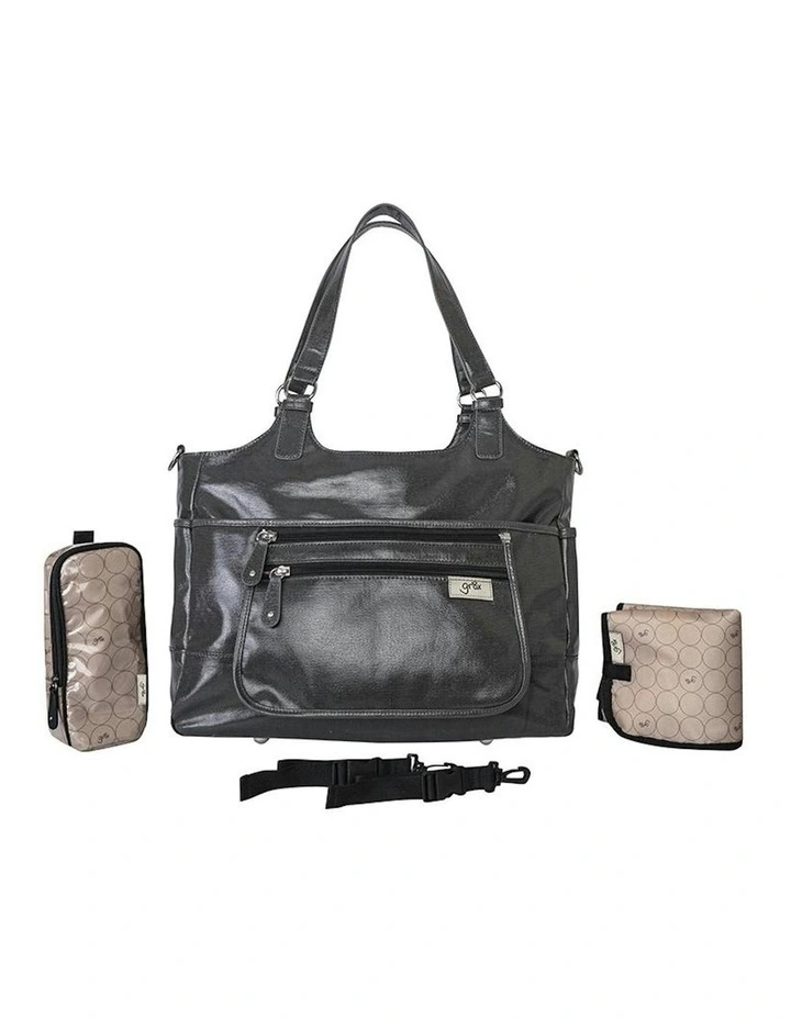 Great Expectations Charlotte Tote Bag in Charcoal image 3