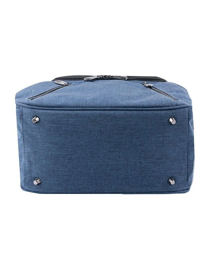 Zoe Nappy Bag in Snowflake Blue image 7