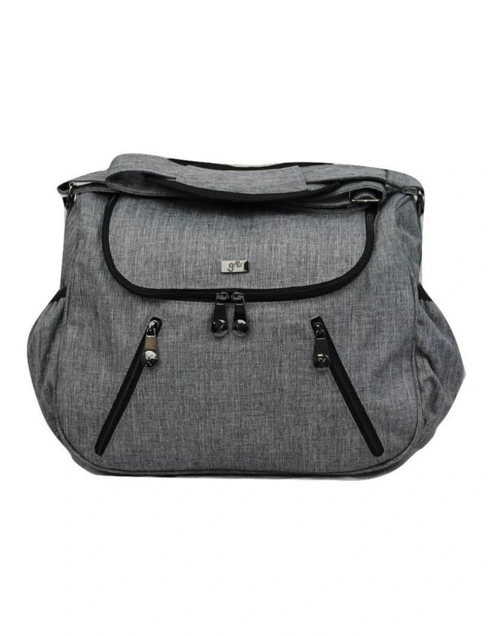 Great Expectations Zoe Nappy Bag in Snowflake Grey image 2