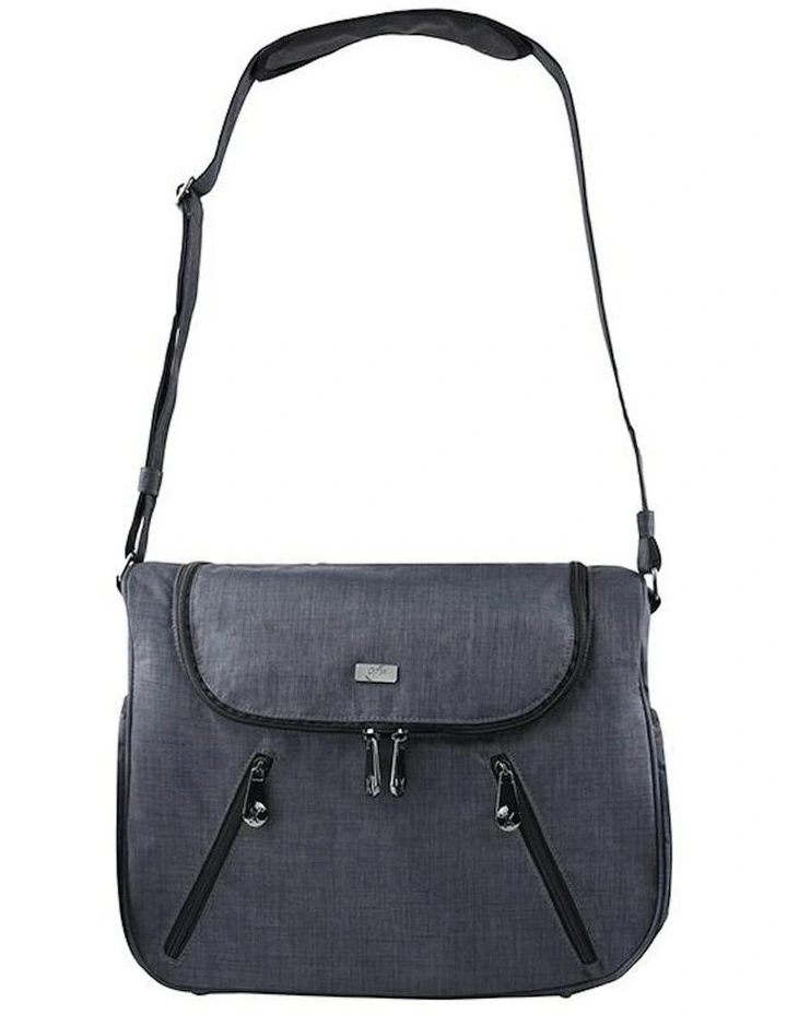 Great Expectations Zoe Satchel Nappy Bag in Charcoal image 5