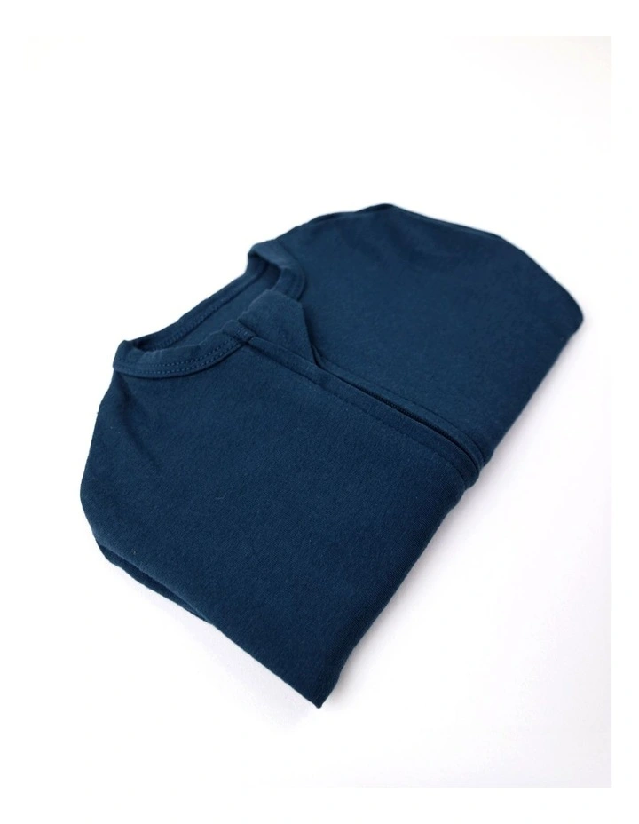 Baby Studio Organic Cotton AllinOne Swaddle Bag In Blue MYER