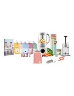 Automatic Food Maker, Steriliser And Warmer Bundle Dusty Rose/Sand