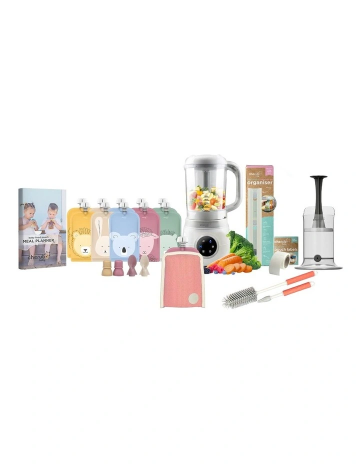 Automatic Food Maker, Steriliser And Warmer Bundle Dusty Rose/Sand image 1