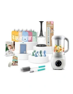 Automatic Baby Food Maker, Steriliser & Warmer Bundle V2 Cerulean & Sage