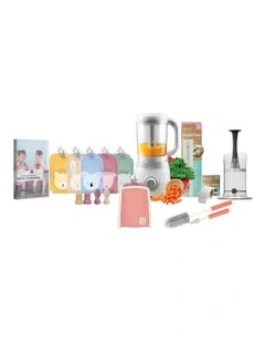 Easycook Baby Food Maker, Steriliser & Warmer BUNDLE Dusty Rose Sand