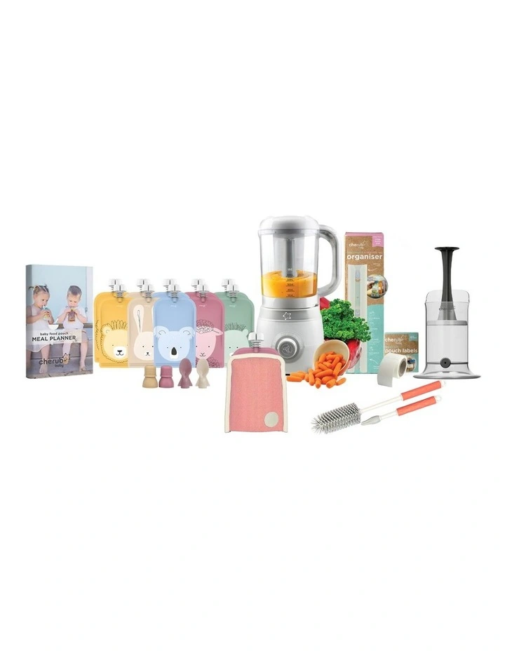 Easycook Baby Food Maker, Steriliser & Warmer BUNDLE Dusty Rose Sand image 1