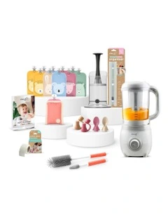 Easycook Baby Food Maker, Steriliser & Warmer BUNDLE Dusty Rose Sand