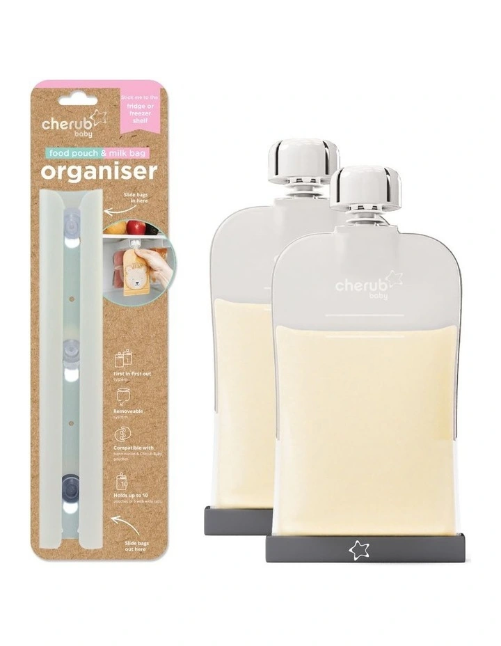 Reusable Silicone Food Pouch Yoghurt Kit 2 Pack image 1