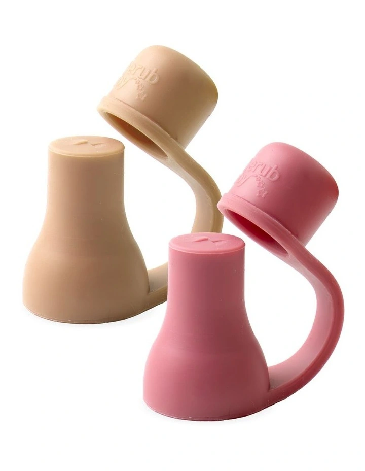 Food Pouch Spoons & Spouts Bundle of 2 Pack in Dusty Rose/Sand image 3