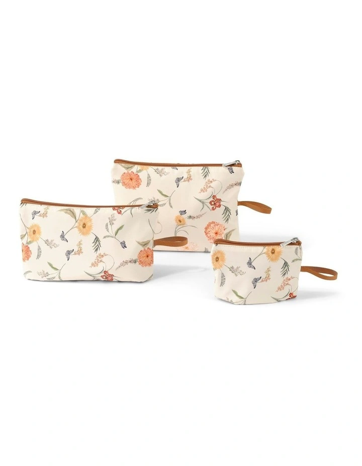 Packing Pouch Trio in Wildflower image 1