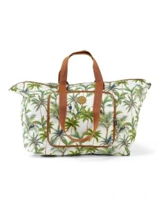 Fold Up Tote in White