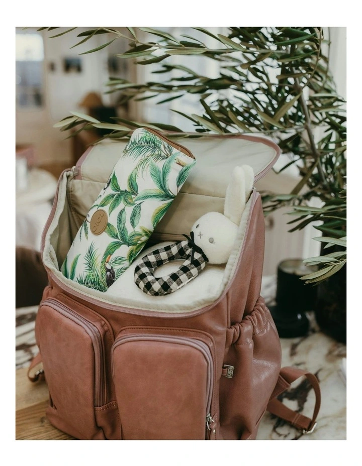 Fold Up Tote in White image 7