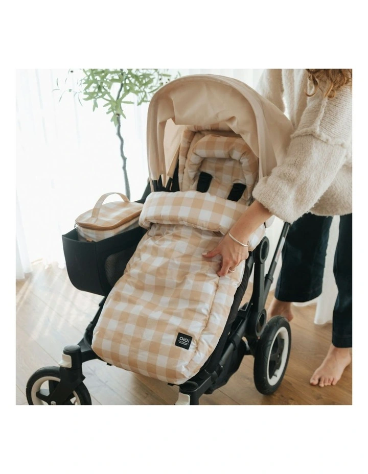 4-in-1 Convertible Footmuff in Beige image 2