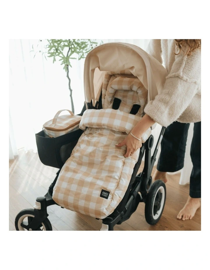 4-in-1 Convertible Footmuff in Beige image 4