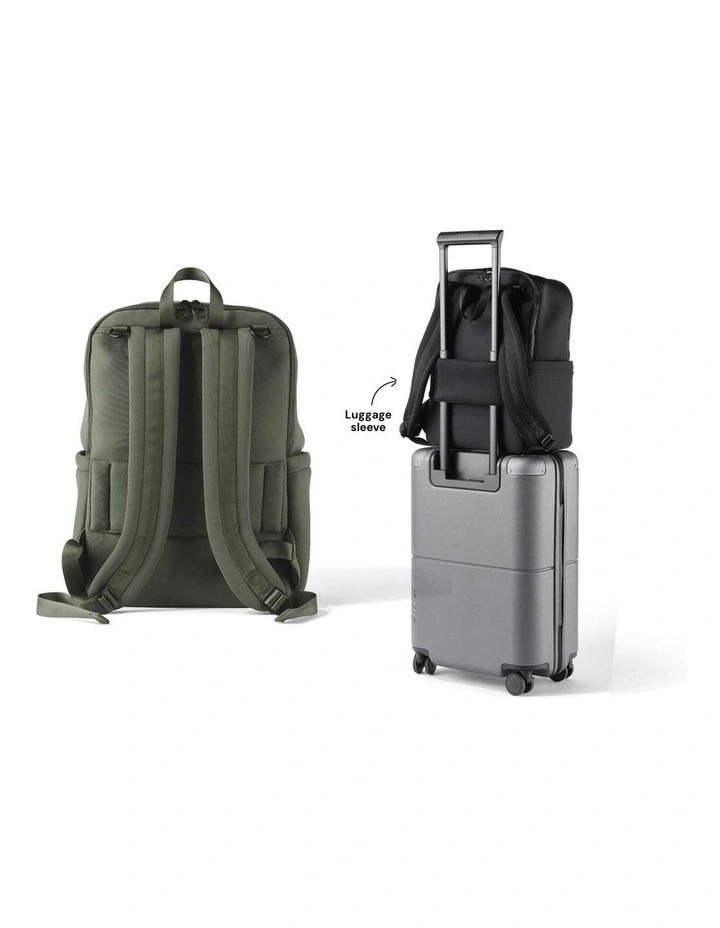 Multitasker Nappy Backpack in Sage Neoprene image 5