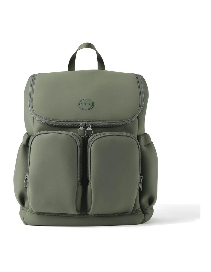 Signature Nappy Backpack in Sage Neoprene image 1