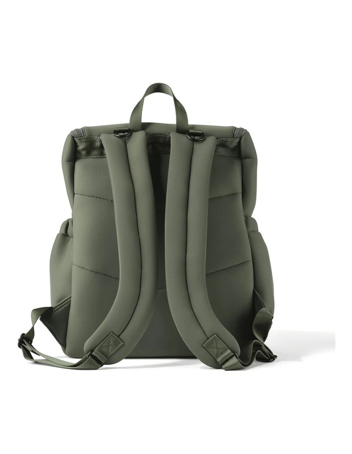 Signature Nappy Backpack in Sage Neoprene image 3