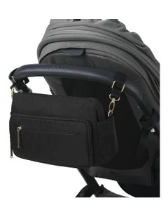 Multitasker Pram Caddy 2.0 in Black Nylon